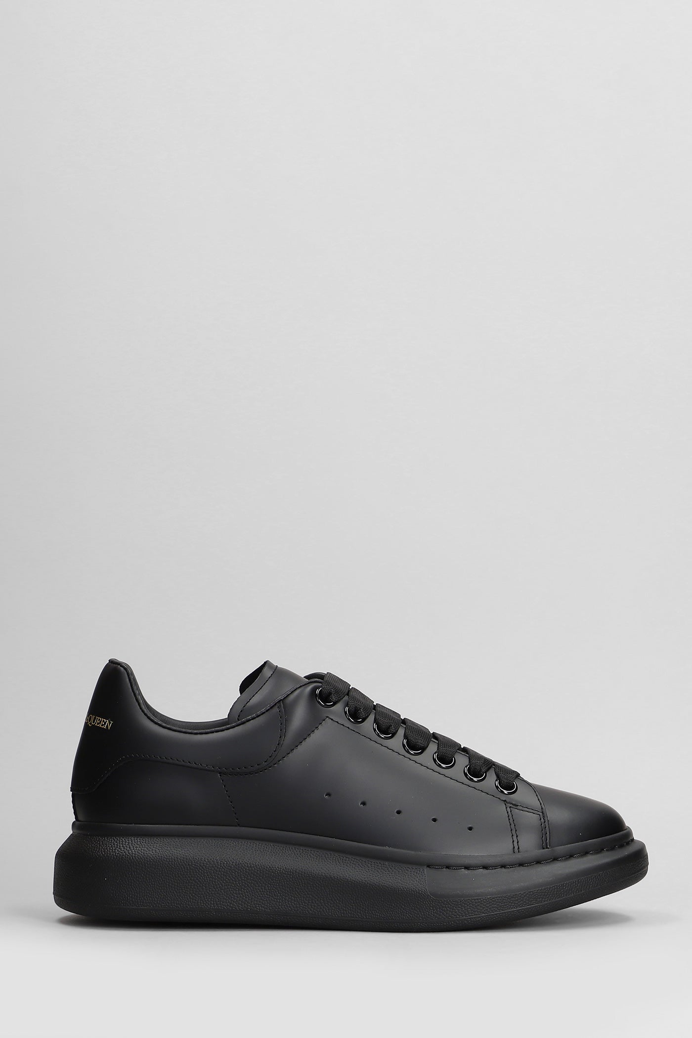 Alexander McQueen SNEAKERS OVERSIZE SNEAK IN PELLE NERA