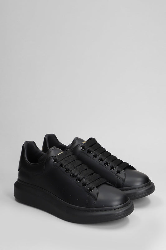 Alexander McQueen SNEAKERS OVERSIZE SNEAK IN PELLE NERA