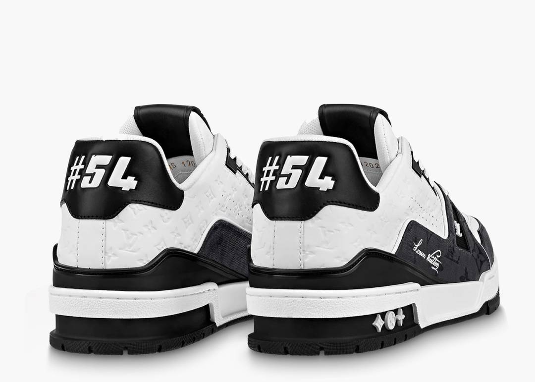 LOUIS VUITTON LV TRAINER BLACK WHITE #54