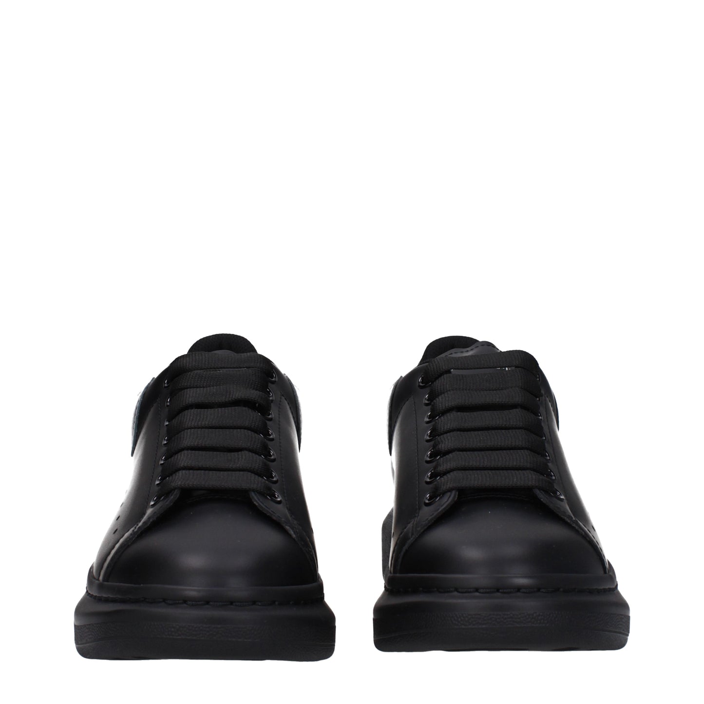 Alexander McQueen Sneakers Uomo Pelle Nero/Argento