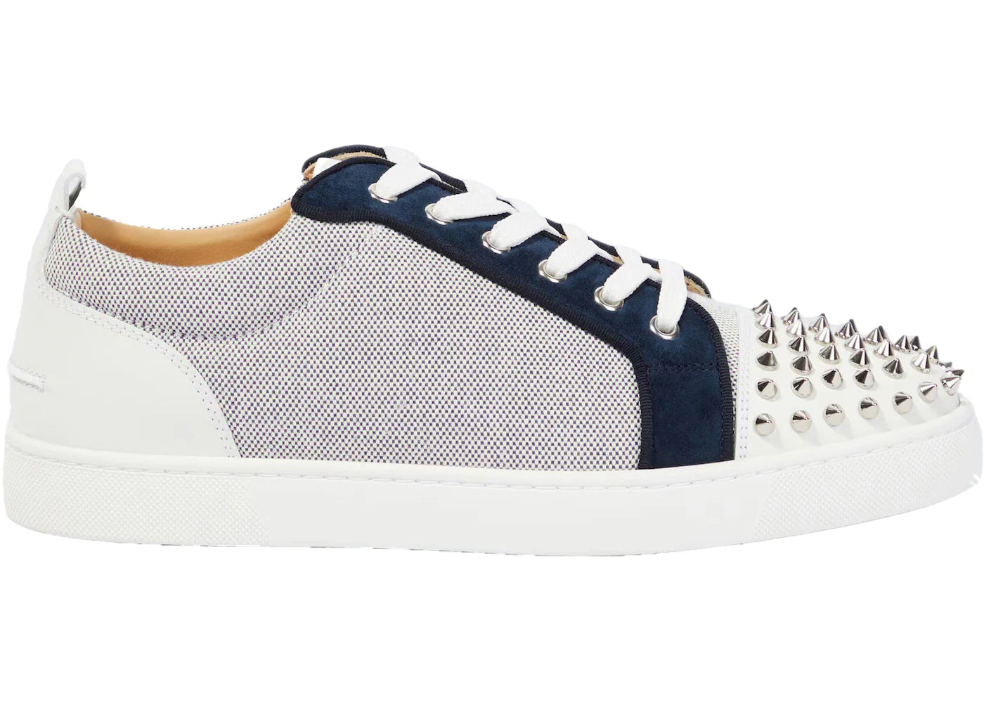 Christian Louboutin Louis Junior Spikes Orlato Blu navy