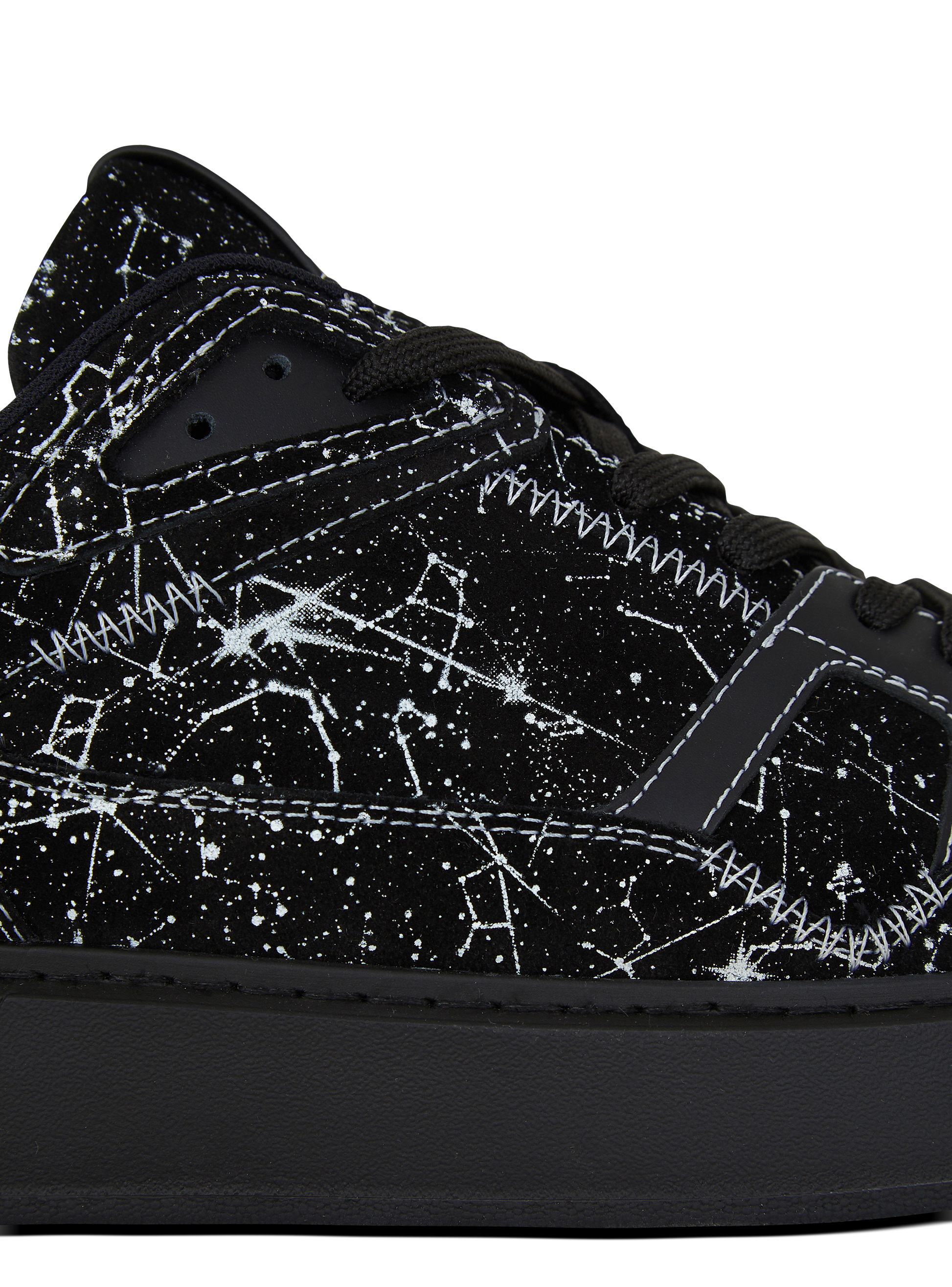 Sneaker B-Court Skate in pelle scamosciata con stampa Galaxy
