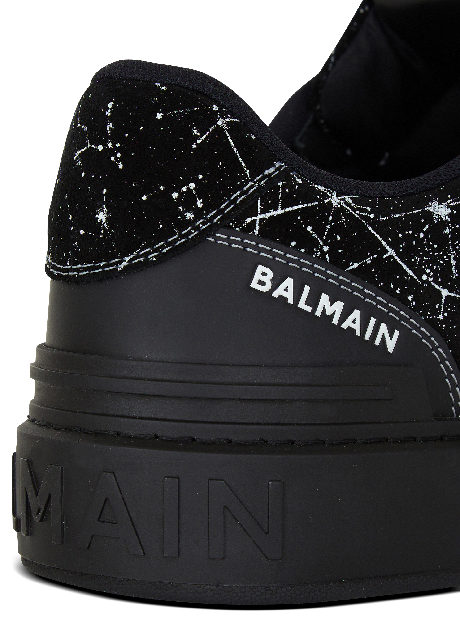 Sneaker B-Court Skate in pelle scamosciata con stampa Galaxy