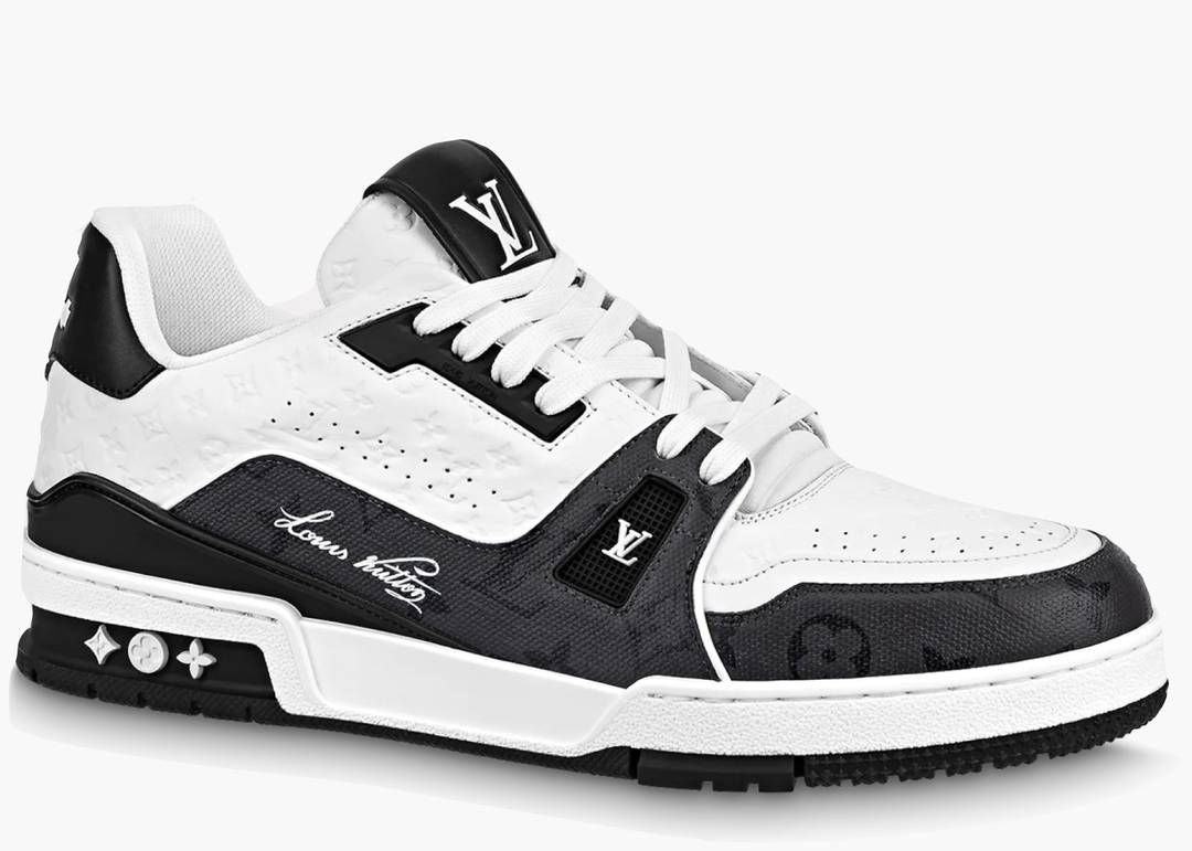 LOUIS VUITTON LV TRAINER BLACK WHITE #54