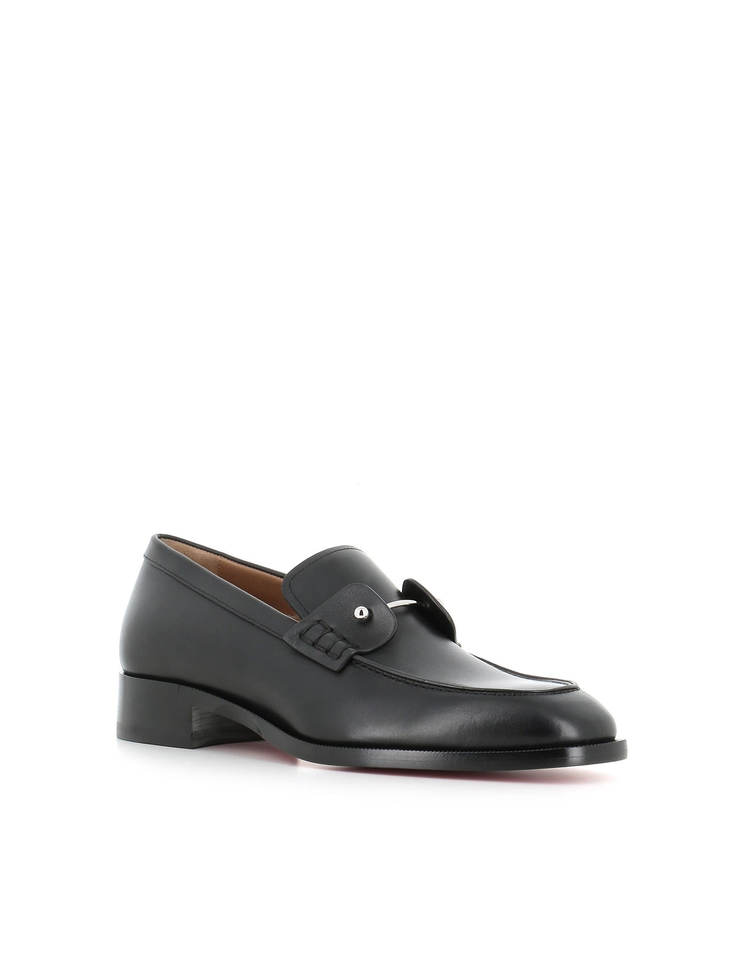 Christian Louboutin Mocassino Chambelimoc Flat Nero Uomo