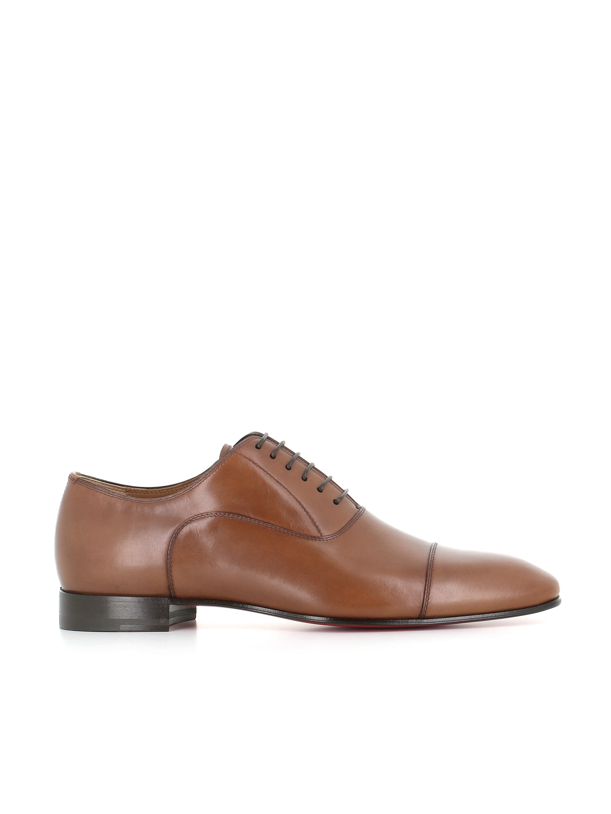 Christian Louboutin Oxford Greggo Flat Marrone Uomo